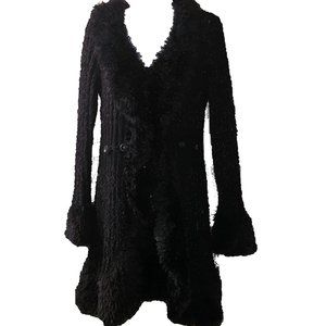 Long Black Cardigan Sweater by Shana K
